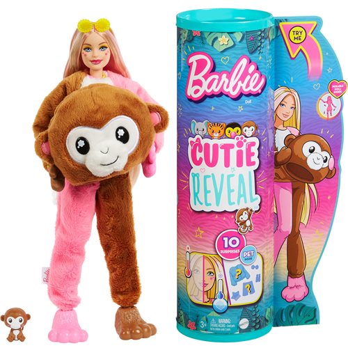 Wholesale Barbie Cutie Reveal Jungle Series Monkey Doll