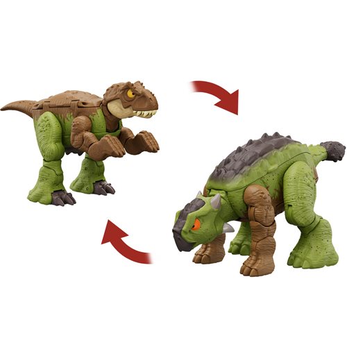 Wholesale Jurassic Fierce Changers DD T-Rex and Ankylosaurus V1 Figure