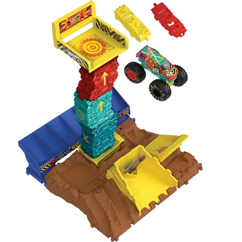 Wholesale HWMT Arena Smashers Demo Derby Car Jump Challenge Playset
