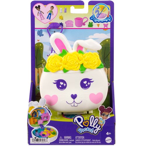 Wholesale Polly Pocket Flower Garden Bunny Compact Playset
