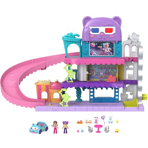 Wholesale Polly Pocket Pollyville Drive-In Movie Theater Playset