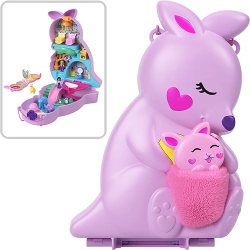 Wholesale Polly Pocket Mama and Joey Kangaroo Purse Compact