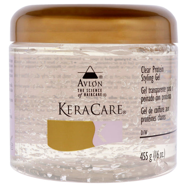 Wholesale KeraCare Clear Protein Styling Gel by Avlon for Unisex - 16 oz Gel