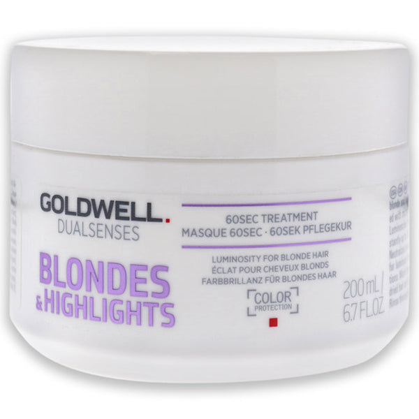 Wholesale Dualsenses Blondes Highlights 60 Sec Treatment by Goldwell for Unisex - 6.7 oz Treatment