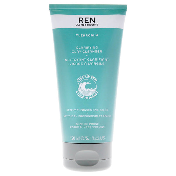 Wholesale Clearcalm 3 Clarifying Clay Cleanser by REN for Unisex - 5.1 oz Cleanser