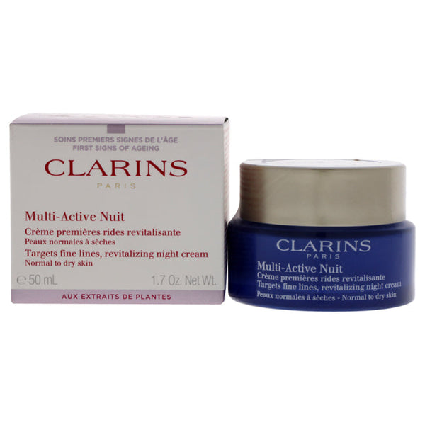 Wholesale Multi-Active Night Cream - Normal to Dry Skin by Clarins for Unisex - 1.7 oz Cream