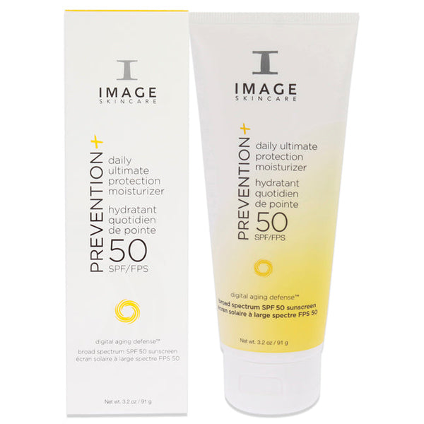 Wholesale Prevention Plus Daily Ultimate Protection Moistrurizer SPF 50 by Image for Unisex - 3.2 oz Moisturizer