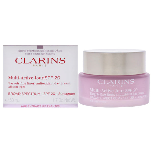 Wholesale Multi-Active Day Cream SPF 20 - All Skin Types by Clarins for Unisex - 1.7 oz Cream