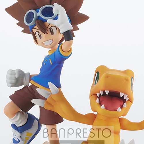 Wholesale Digimon Adv. Taich and Agumon DXF Adventure Archives Statue