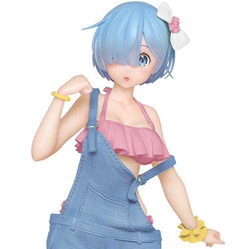 Wholesale Re:Zero Rem Salopette Swimwear Ver. Precious Statue