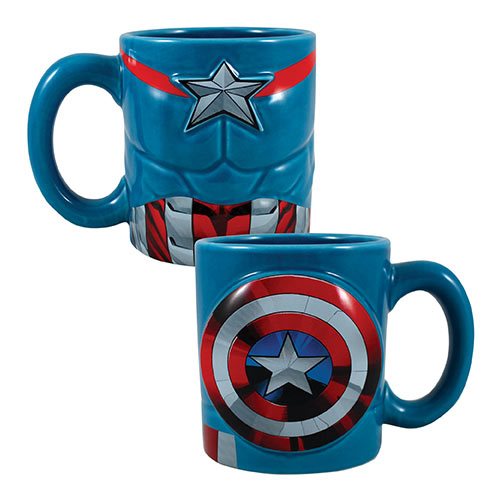 Wholesale Captain America 20 oz. Sculpted Ceramic Mug