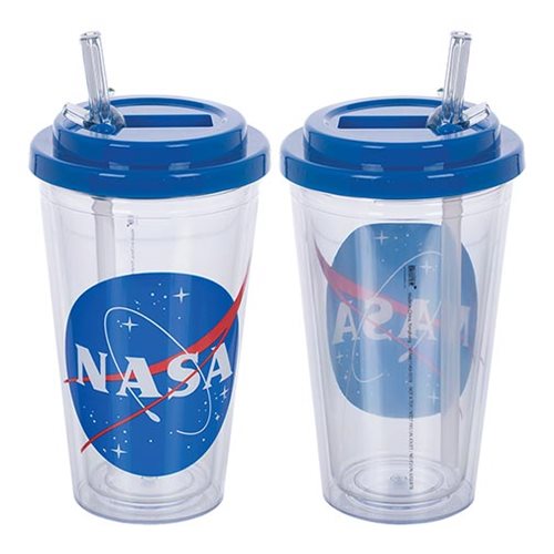 Wholesale NASA 16 oz. Flip-Straw Acrylic Cup