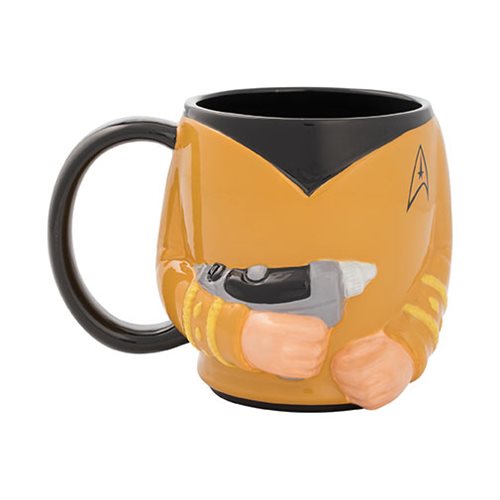 Wholesale Star Trek Captain Kirk 18 oz. Sculpted Ceramic Mug