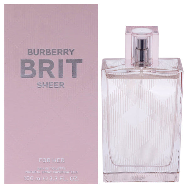 Wholesale Burberry Brit Sheer by Burberry for Women - 3.3 oz EDT Spray