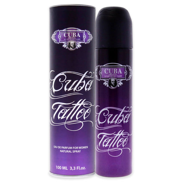 Wholesale Cuba Tattoo by Cuba for Women - 3.3 oz EDP Spray