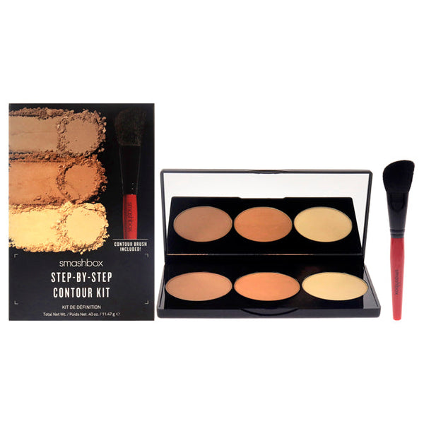 Wholesale Step-By-Step Contour Kit by SmashBox for Women - 2 Pc 0.4oz Makeup, Brush
