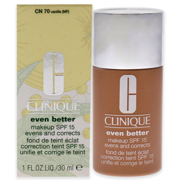 Wholesale Even Better Makeup SPF 15 - 07 Vanilla (MF-G) - Dry To Combination Oily Skin by Clinique for Women - 1 oz Foundation