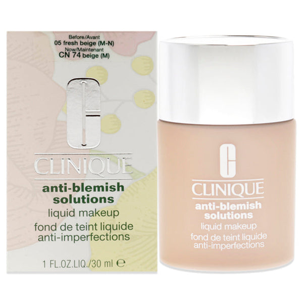 Wholesale Anti-Blemish Solutions Liquid Makeup 05 Fresh Beige(MF-M)-Dry Comb. To Oily Skin by Clinique for Women - 1 oz Foundation