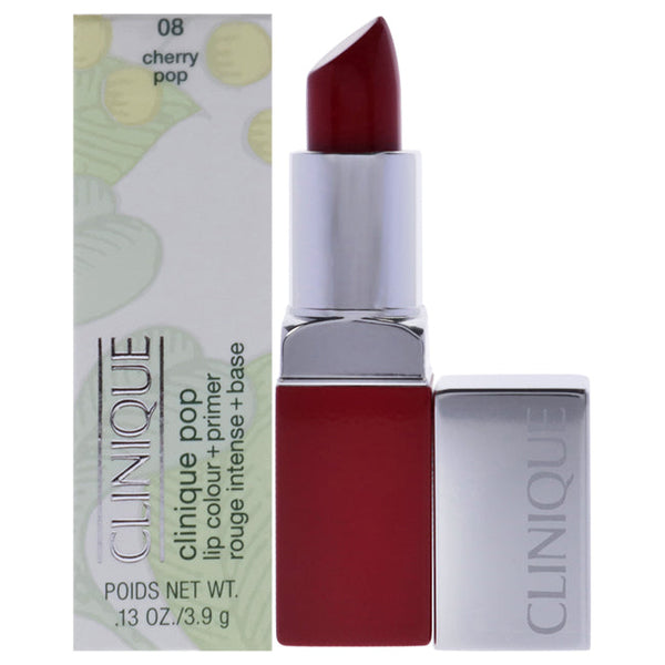 Wholesale Clinique Pop Lip Colour Plus Primer - 08 Cherry Pop by Clinique for Women - 0.13 oz Lipstick