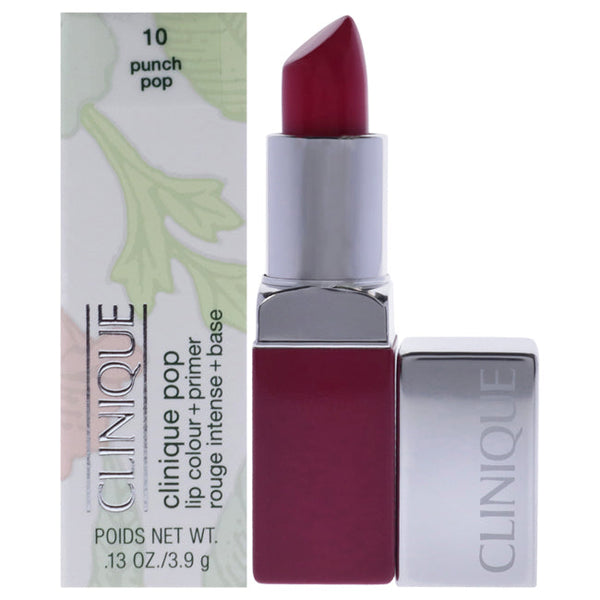 Wholesale Clinique Pop Lip Colour Plus Primer - 10 Punch Pop by Clinique for Women - 0.13 oz Lipstick