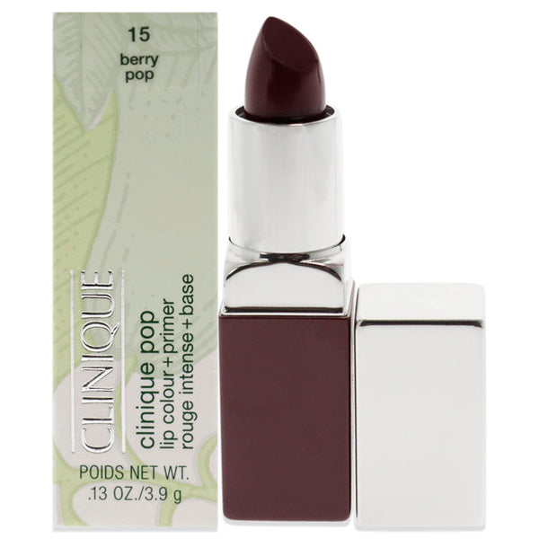 Wholesale Clinique Pop Lip Colour Plus Primer - 15 Berry Pop by Clinique for Women - 0.13 oz Lipstick