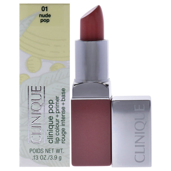 Wholesale Clinique Pop Lip Colour Plus Primer - 01 Nude Pop by Clinique for Women - 0.13 oz Lipstick