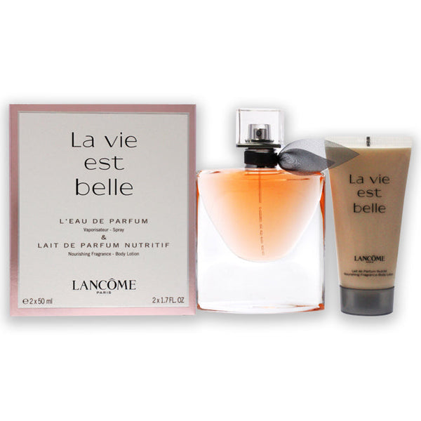 Wholesale La Vie Est Belle by Lancome for Women - 2 Pc Gift Set 1.7oz Leau De Parfum Natural Spray, 1.7oz Body Lotion