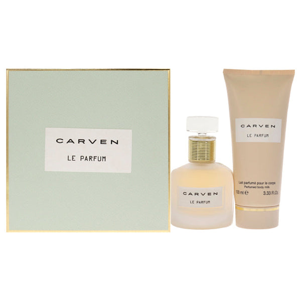 Wholesale Le Parfum by Carven for Women - 2 Pc Gift Set 1.66oz EDP Spray, 3.33oz Perfume Body Milk
