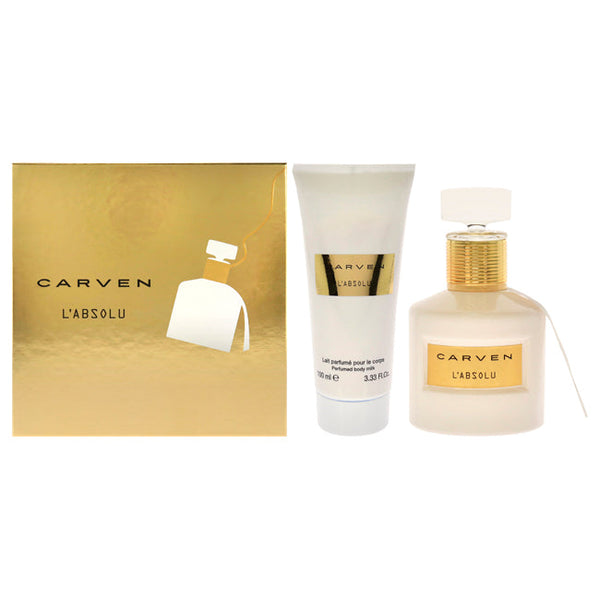 Wholesale LAbsolu by Carven for Women - 2 Pc Gift Set 1.66oz EDP Spray, 3.33oz Perfume Body Milk