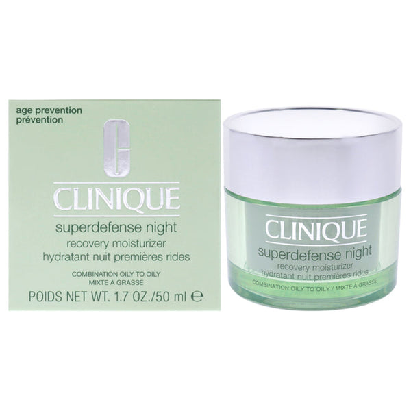 Wholesale Superdefense Night Recovery Moisturizer - Combination Oily To Oily by Clinique for Women - 1.7 oz Moisturizer