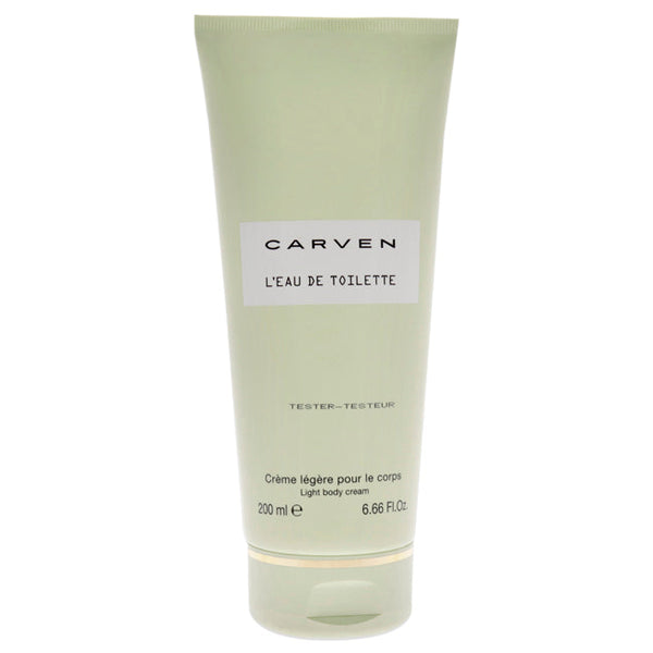 Wholesale Leau De Toilette Light Body Cream by Carven for Women - 6.66 oz Cream
