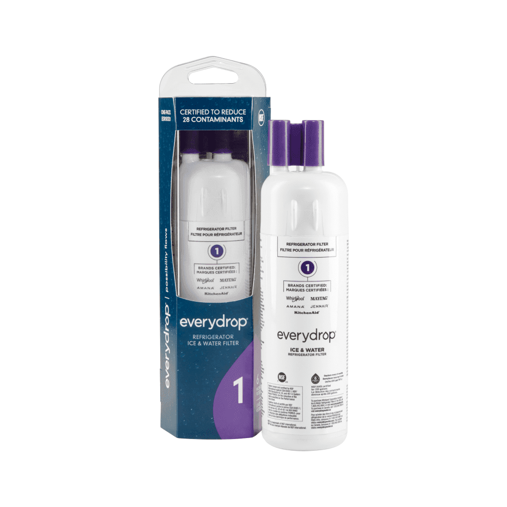 Everydrop by Whirlpool Ice and Water Refrigerator Filter 1, EDR1RXD1, Single-Pack