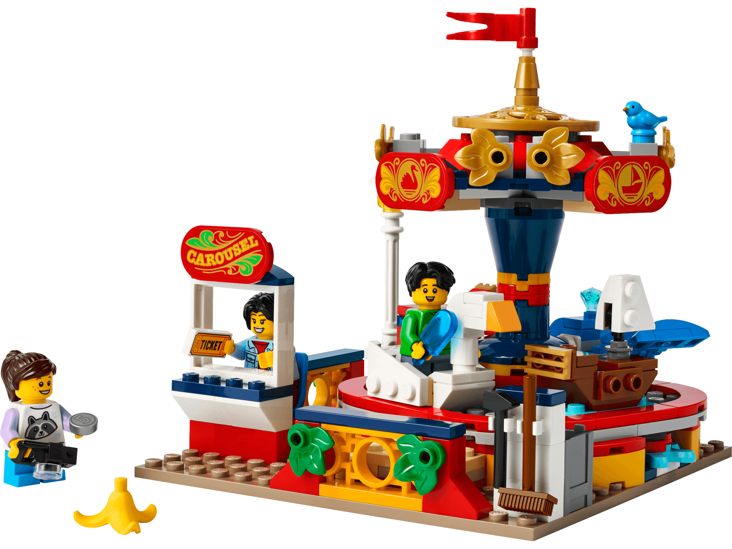 LEGO 40714 Carousel Ride 2024 Toy Building Set 8+ 232 Pieces