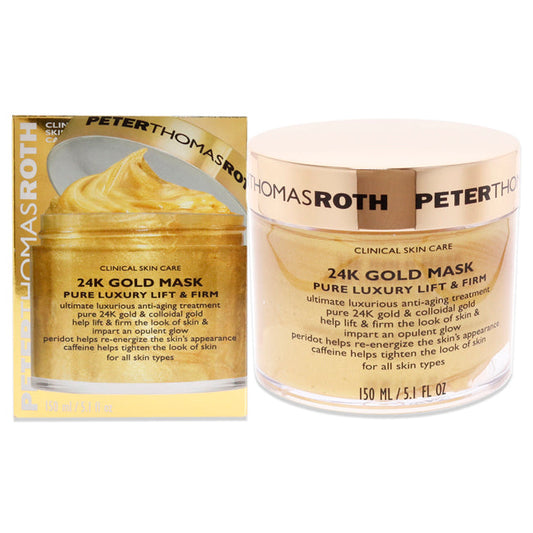 Wholesale 24K Gold Mask Pure Luxury Lift and Firm Mask by Peter Thomas Roth for Unisex - 5.1 oz Mask